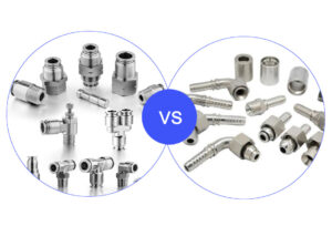 air fittings vs hydraulic fittings