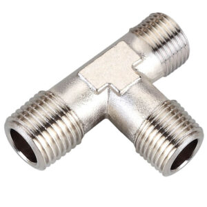 HPTM-Tee male threaded fittings