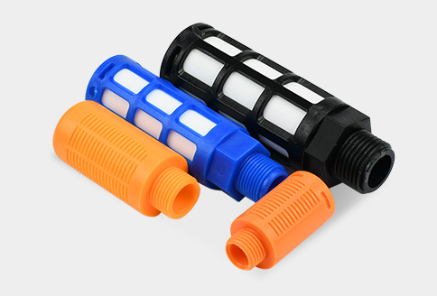 low back pressure pneumatic muffler 3 8 BSP