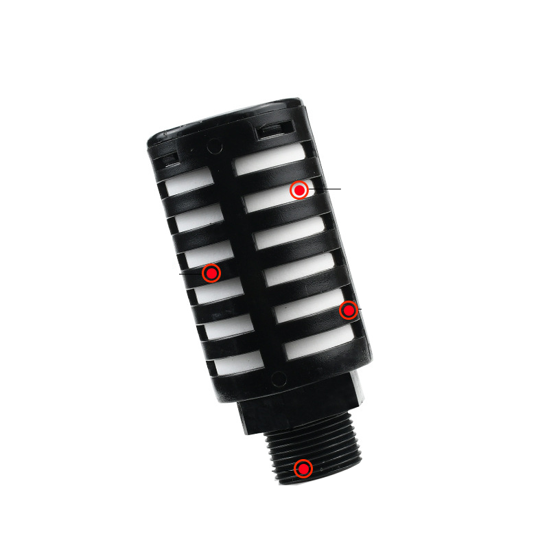 noise reduction pneumatic silencer for plant