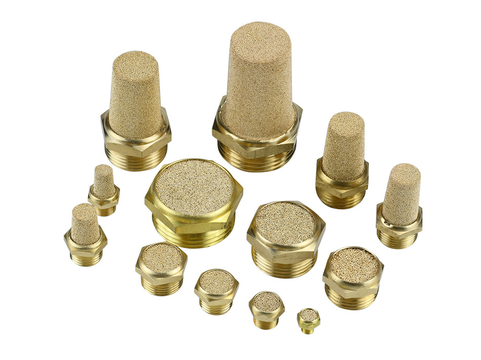 pneumatic silencer for exhaust noise reduction